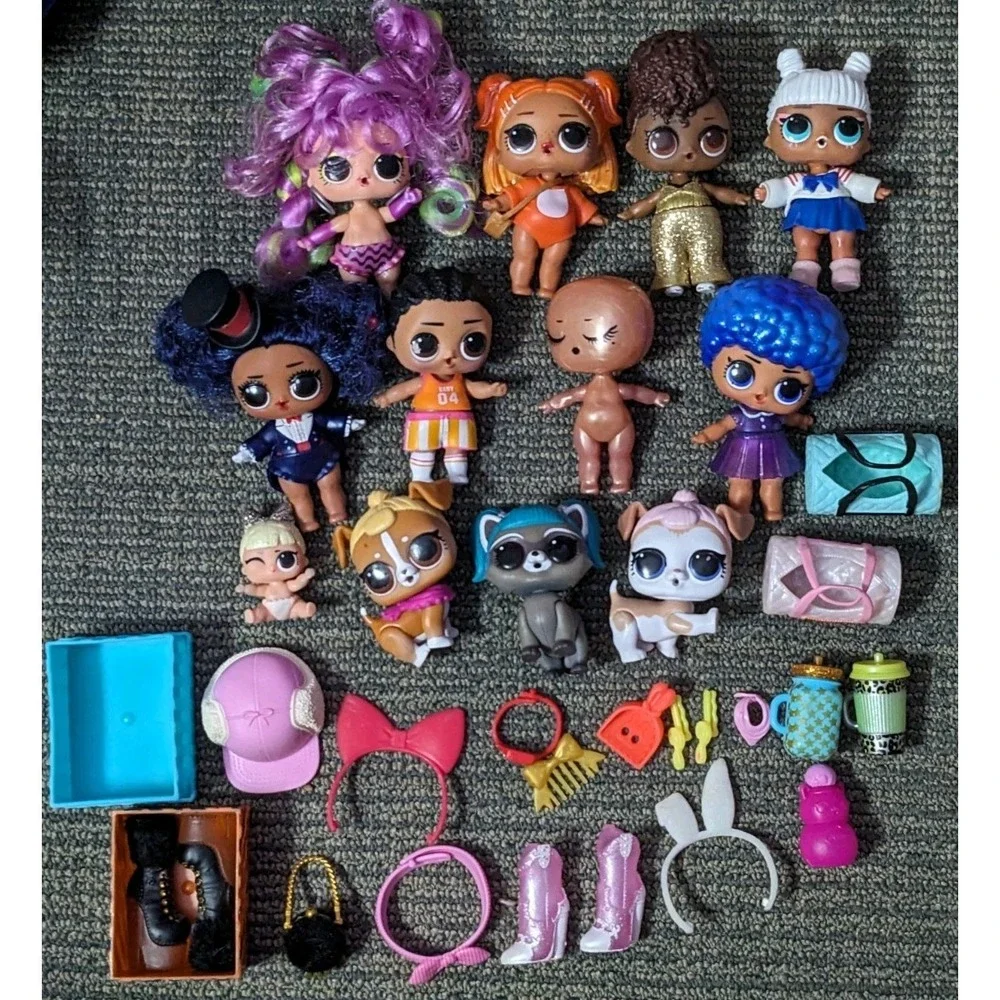 Lot of LOL Surprise Dolls, Babies & Pets Plus Accessories Assorted